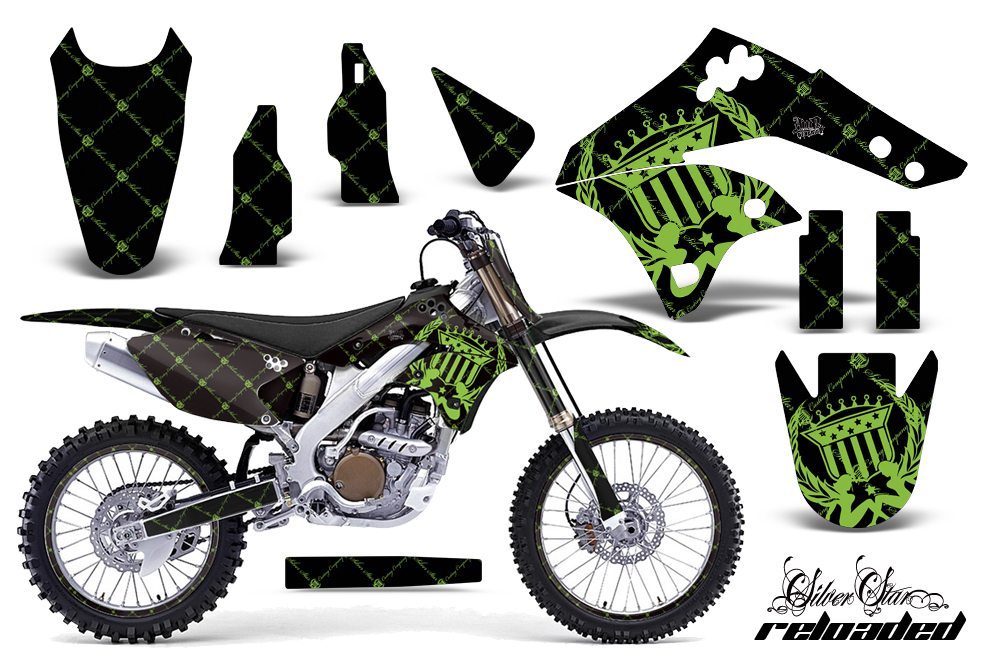 Kawasaki KX250F 06-08 Graphics Kit SSR GB NPs